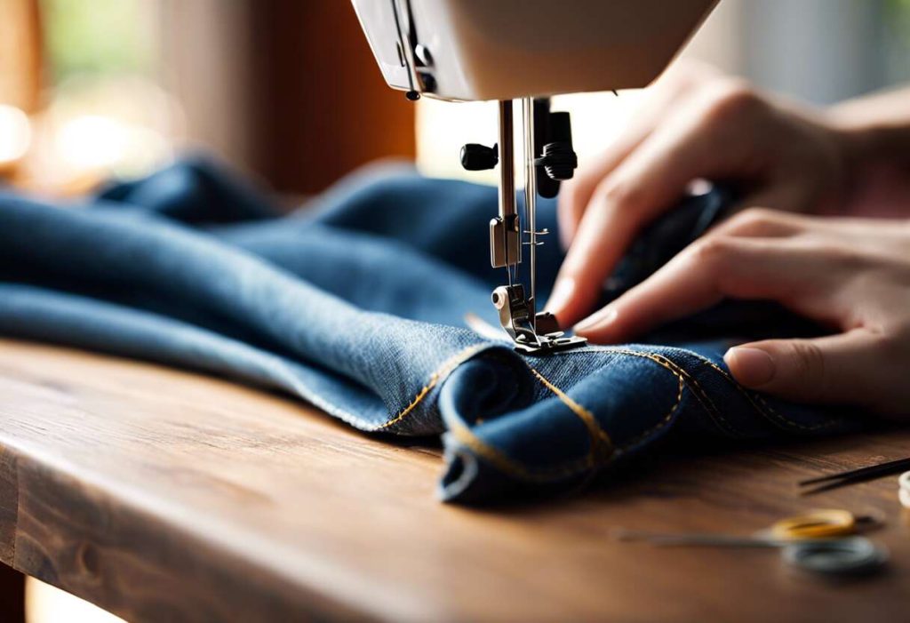 Comment faire des ourlets de jeans : techniques de couture faciles