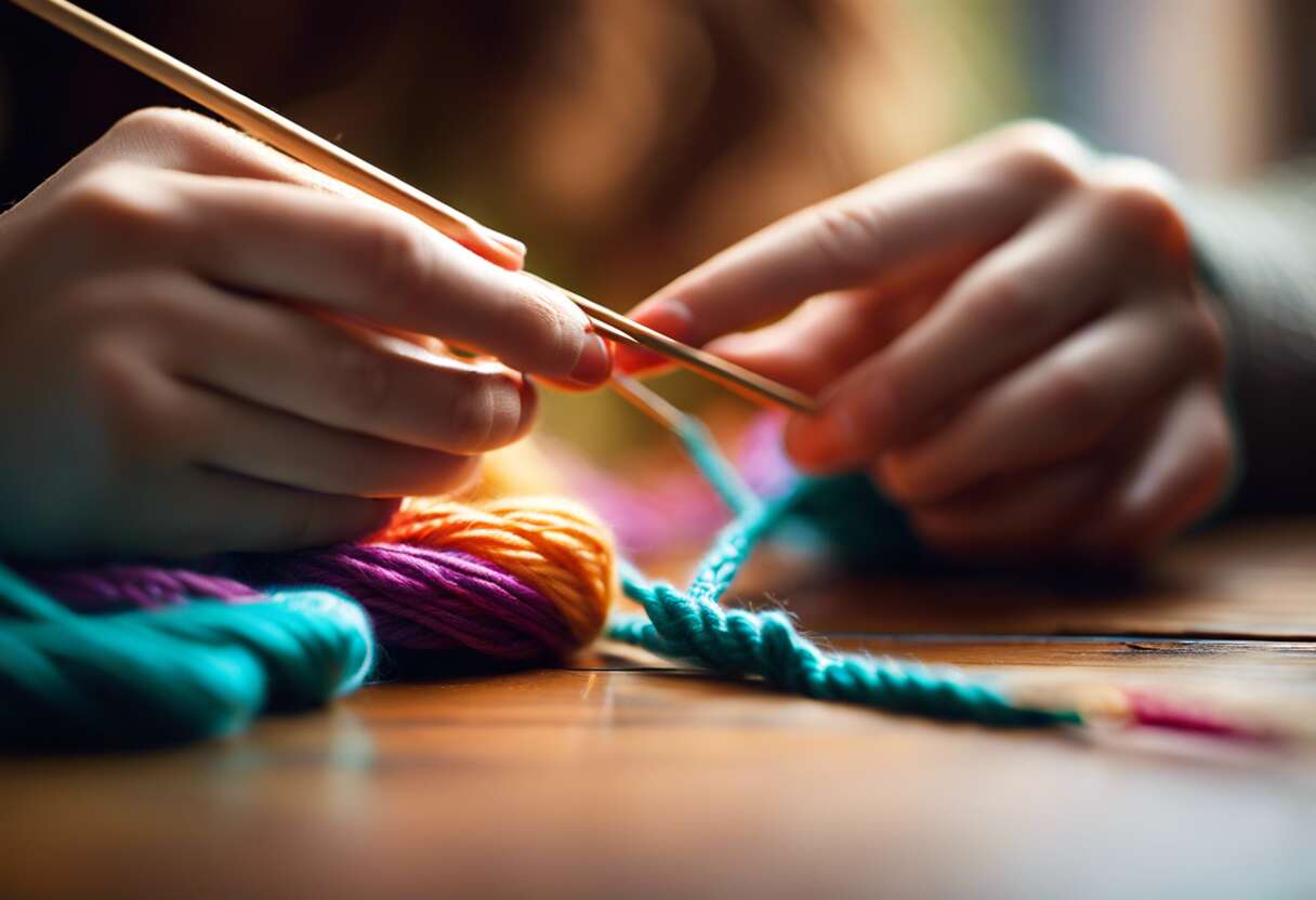 Maîtriser les mailles : techniques essentiales pour la couture en tricot