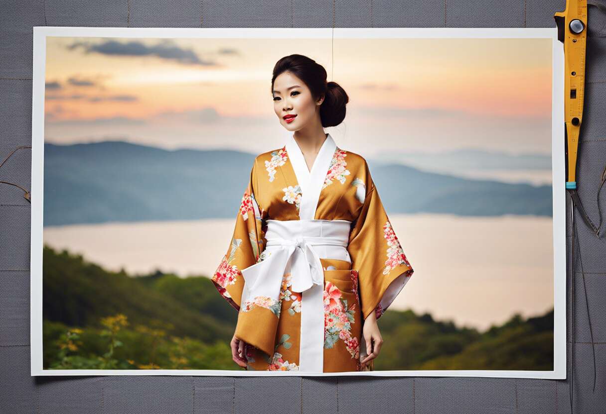 Comment coudre un kimono pour l’été et l’automne : guide DIY